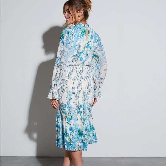 Vici Tempe Floral Ruffle Midi Dress - Picture 3 of 9